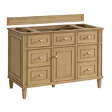 Lorelai 48" Single Vanity, Light Natural Oak, w/ 3 CM Phantome Eclos Top