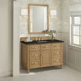 Lorelai 48" Single Vanity, Light Natural Oak, w/ 3 CM Phantome Eclos Top