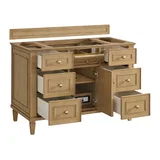 Lorelai 48" Single Vanity, Light Natural Oak, w/ 3 CM Phantome Eclos Top