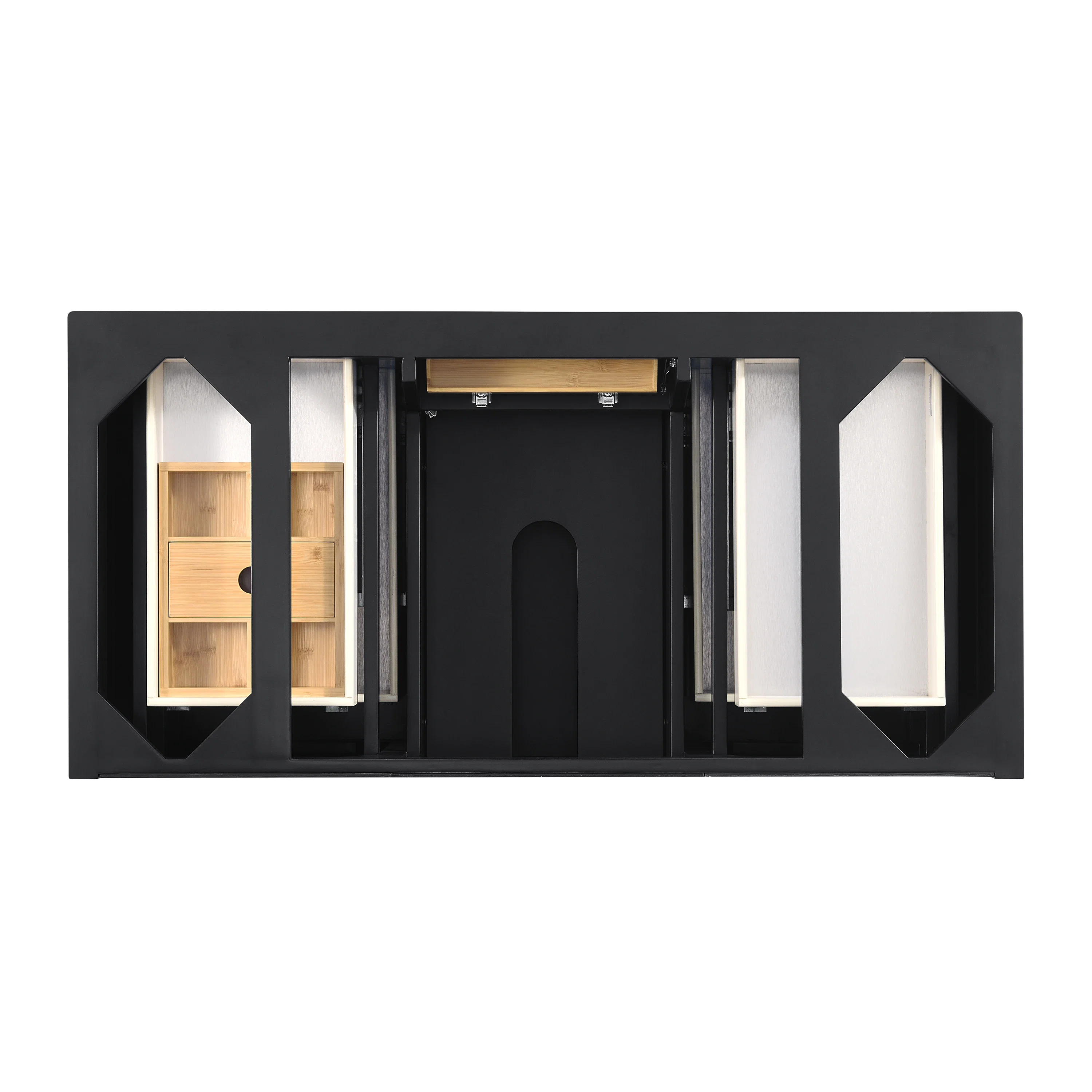 Lorelai 48" Single Vanity, Black Onyx