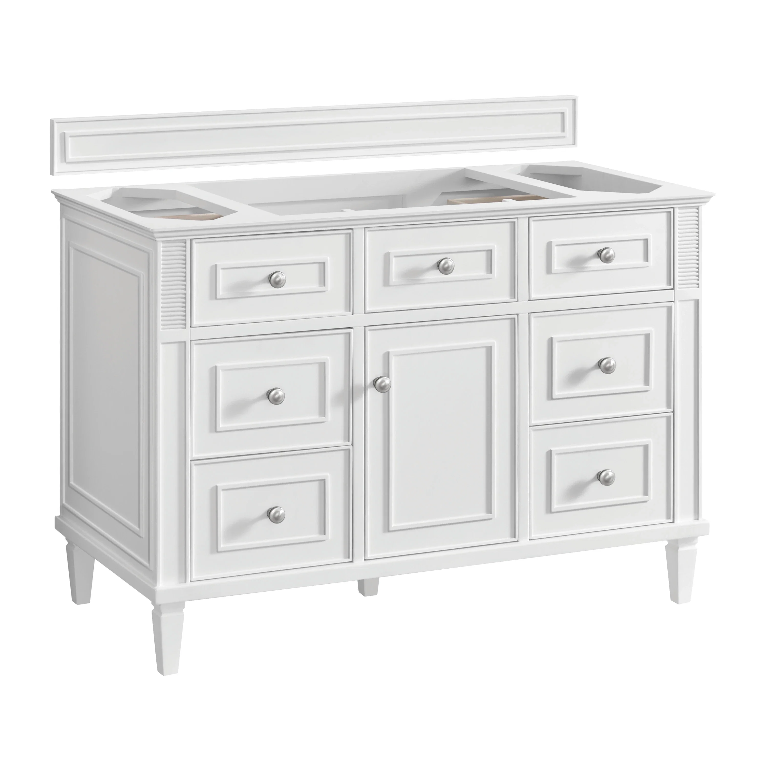 Lorelai 48" Single Vanity, Bright White