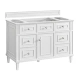 Lorelai 48" Single Vanity, Bright White