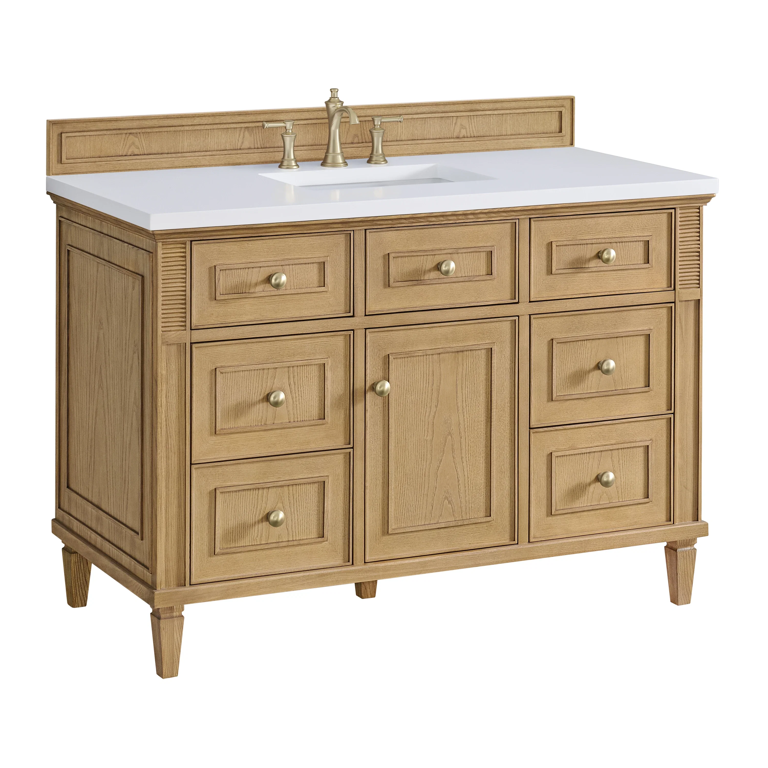 Lorelai 48" Single Vanity, Light Natural Oak