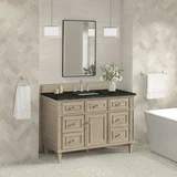 Lorelai 48" Single Vanity, Whitewashed Oak, w/ 3 CM Phantome Eclos Top