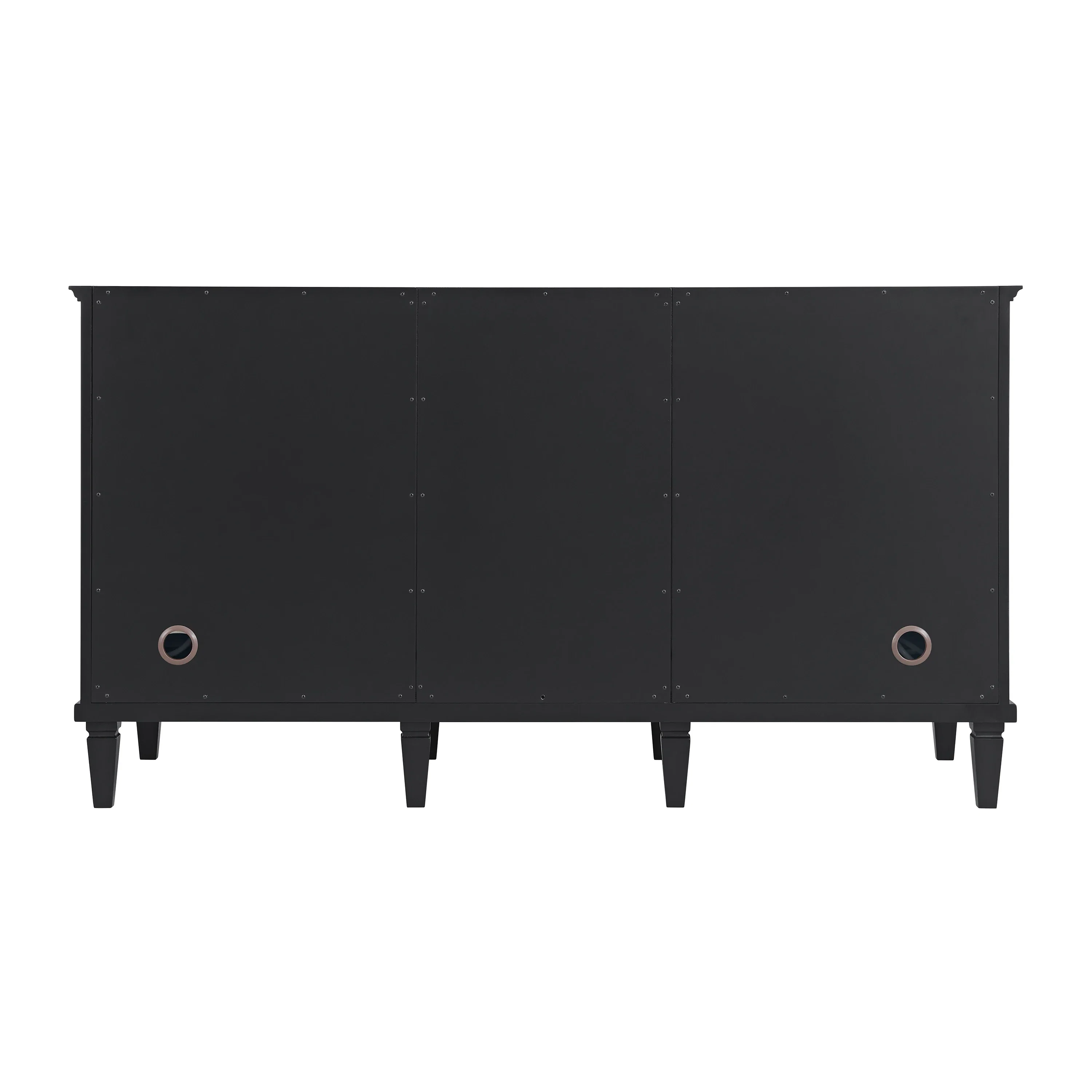 Lorelai 60" Double Vanity, Black Onyx w/ 3 CM Eternal Jasmine Pearl Silestone Top