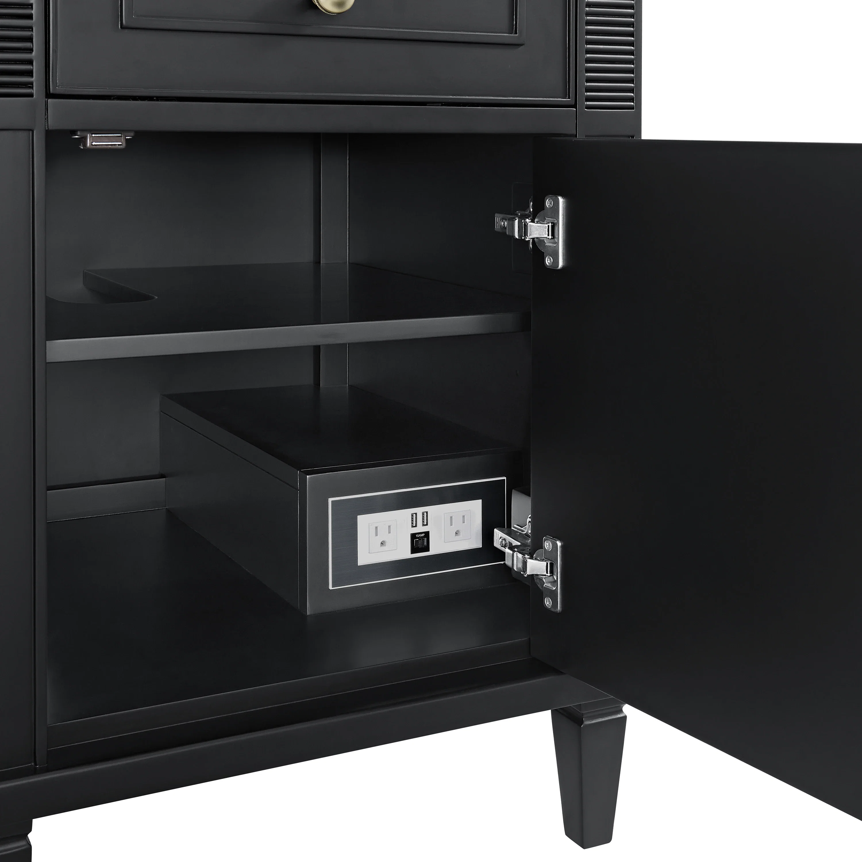 Lorelai 60" Double Vanity, Black Onyx