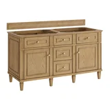 Lorelai 60" Double Vanity, Light Natural Oak