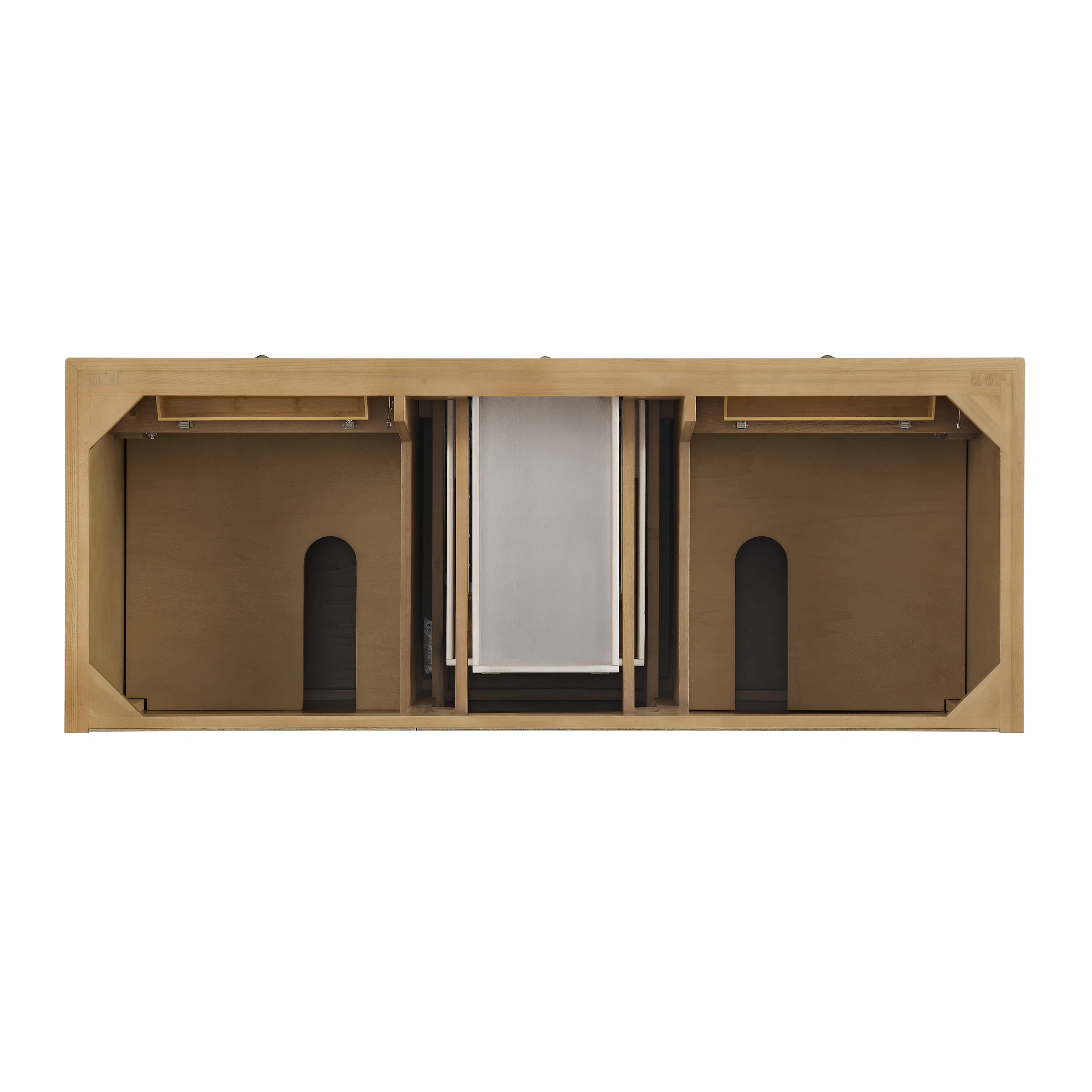 Lorelai 60" Double Vanity, Light Natural Oak