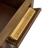 Lorelai 60" Double Vanity, Mid-Century Walnut w/ 3 CM Eternal Jasmine Pearl Silestone Top w/FreePower Wireless Charger