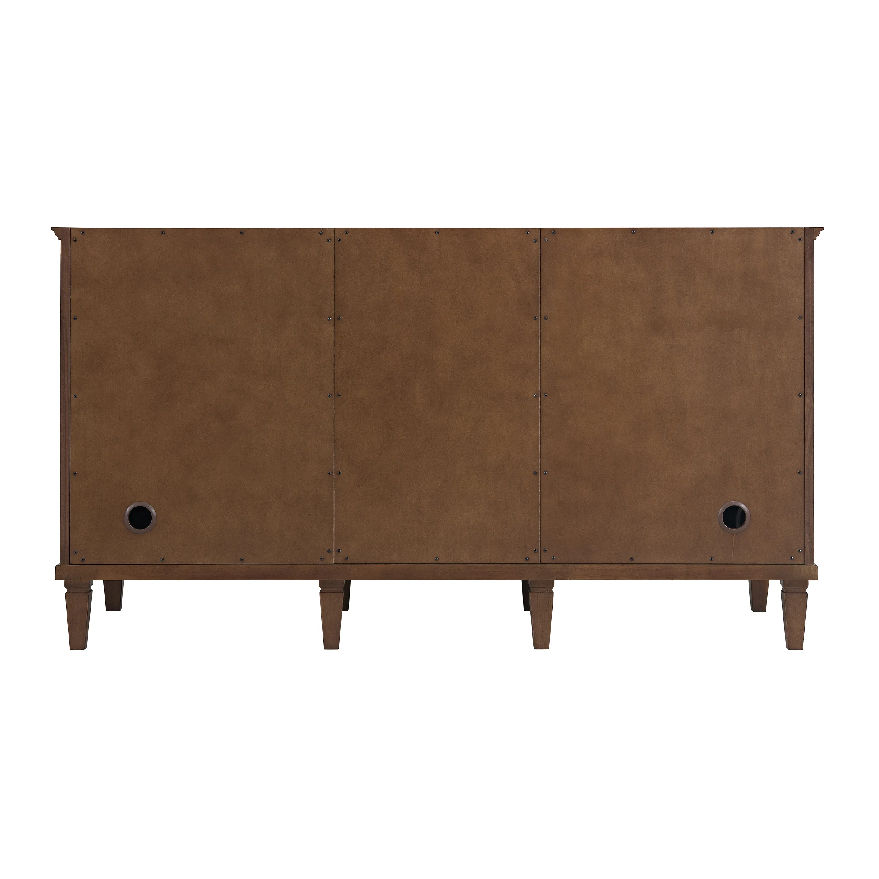 Lorelai 60" Double Vanity, Mid-Century Walnut w/ 3 CM Victorian Silver Silestone Top w/FreePower Wireless Charger
