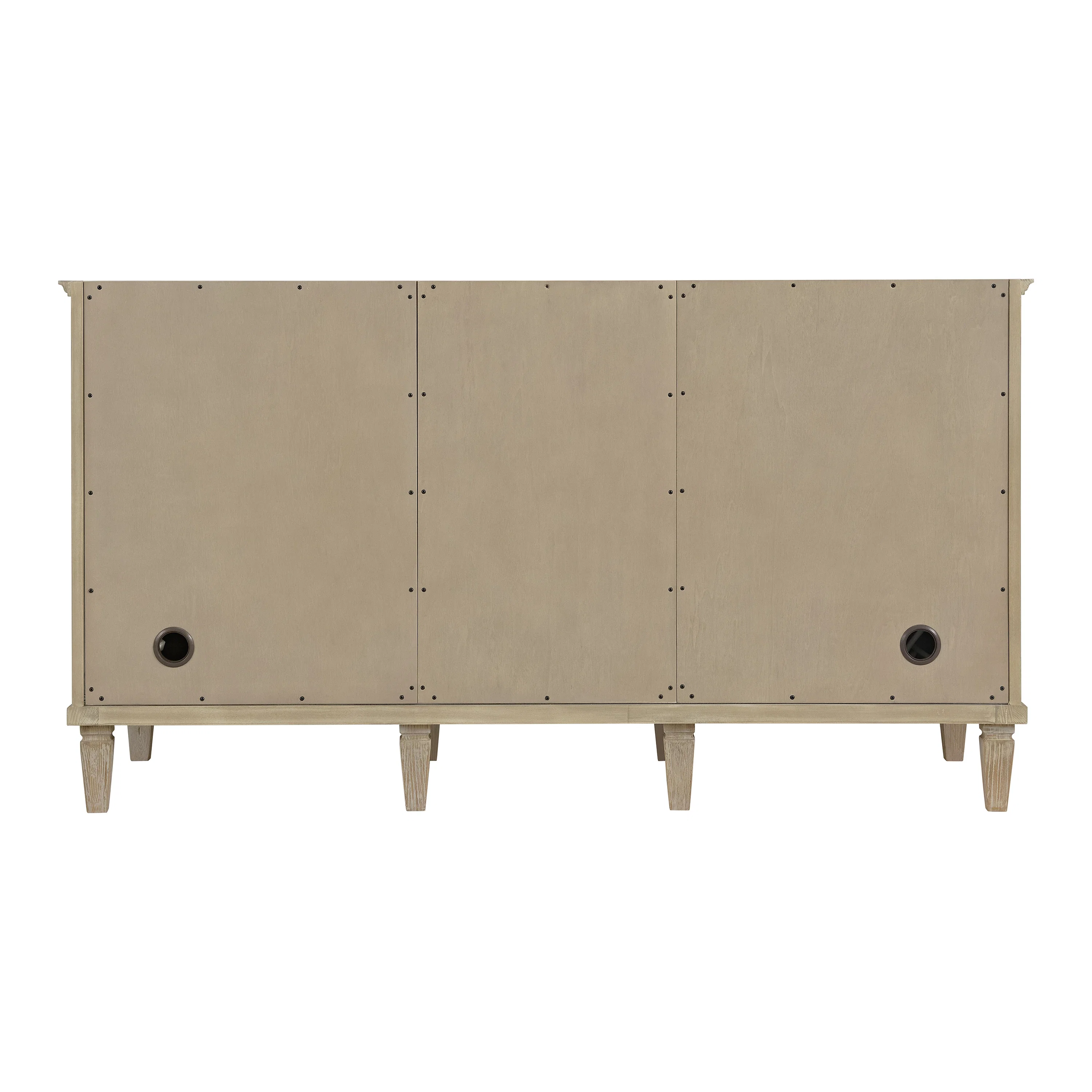 Lorelai 60" Double Vanity, Whitewashed Oak w/ 3 CM Ethereal Noctis Silestone Top
