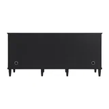 Lorelai 72" Double Vanity, Black Onyx, w/ 3 CM Tajnar Eclos Top w/FreePower Wireless Charger