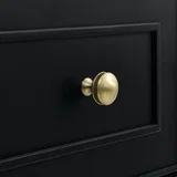 Lorelai 72" Double Vanity, Black Onyx, w/ 3 CM Tajnar Eclos Top w/FreePower Wireless Charger
