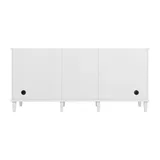 Lorelai 72" Double Vanity, Bright White w/ 3 CM Parisien Bleu Silestone Top