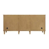 Lorelai 72" Double Vanity, Light Natural Oak, w/ 3 CM Siberian Silestone Top