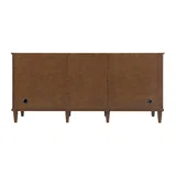 Lorelai 72"Double Vanity, Mid-Century Walnut w/ 3 CM Charcoal Soapstone Silestone Top