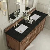 Lorelai 72" Double Vanity, Mid-Century Walnut, w/ 3 CM Phantome Eclos Top