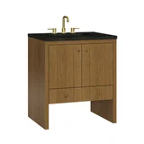 Hudson 30" Single Vanity, Honey Oak w/ 3 CM Phantome Eclos Top