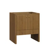 Hudson 30" Single Vanity, Honey Oak w/ 3 CM Phantome Eclos Top