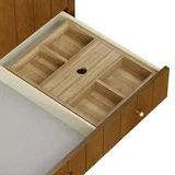 Hudson 30" Single Vanity, Honey Oak w/ 3 CM Siberian Silestone Top