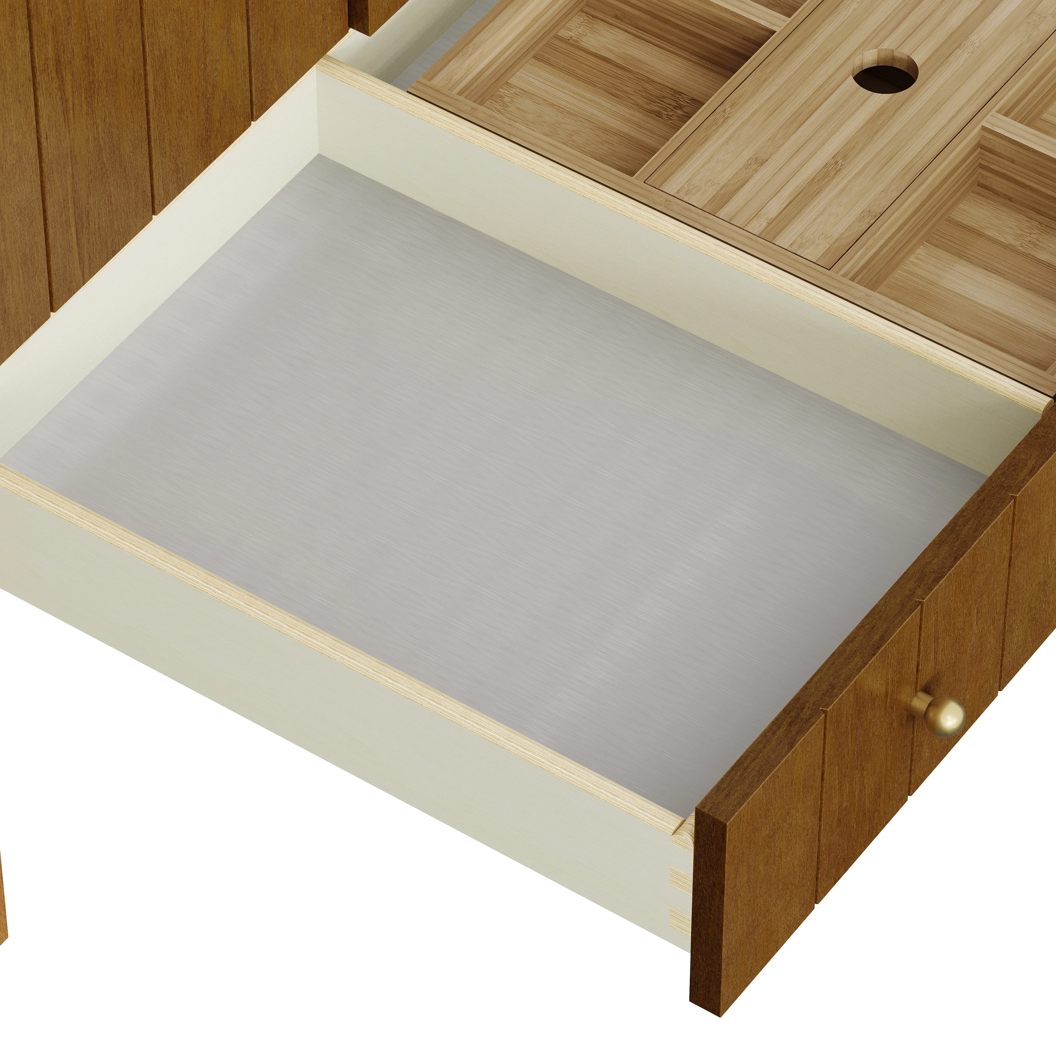 Hudson 30" Single Vanity, Honey Oak w/ 3 CM Siberian Silestone Top