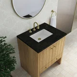 Hudson 30" Single Vanity, Light Natural Oak w/ 3 CM Phantome Eclos Top