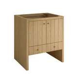 Hudson 30" Single Vanity Cabinet, Light Natural Oak