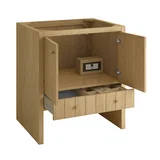 Hudson 30" Single Vanity Cabinet, Light Natural Oak
