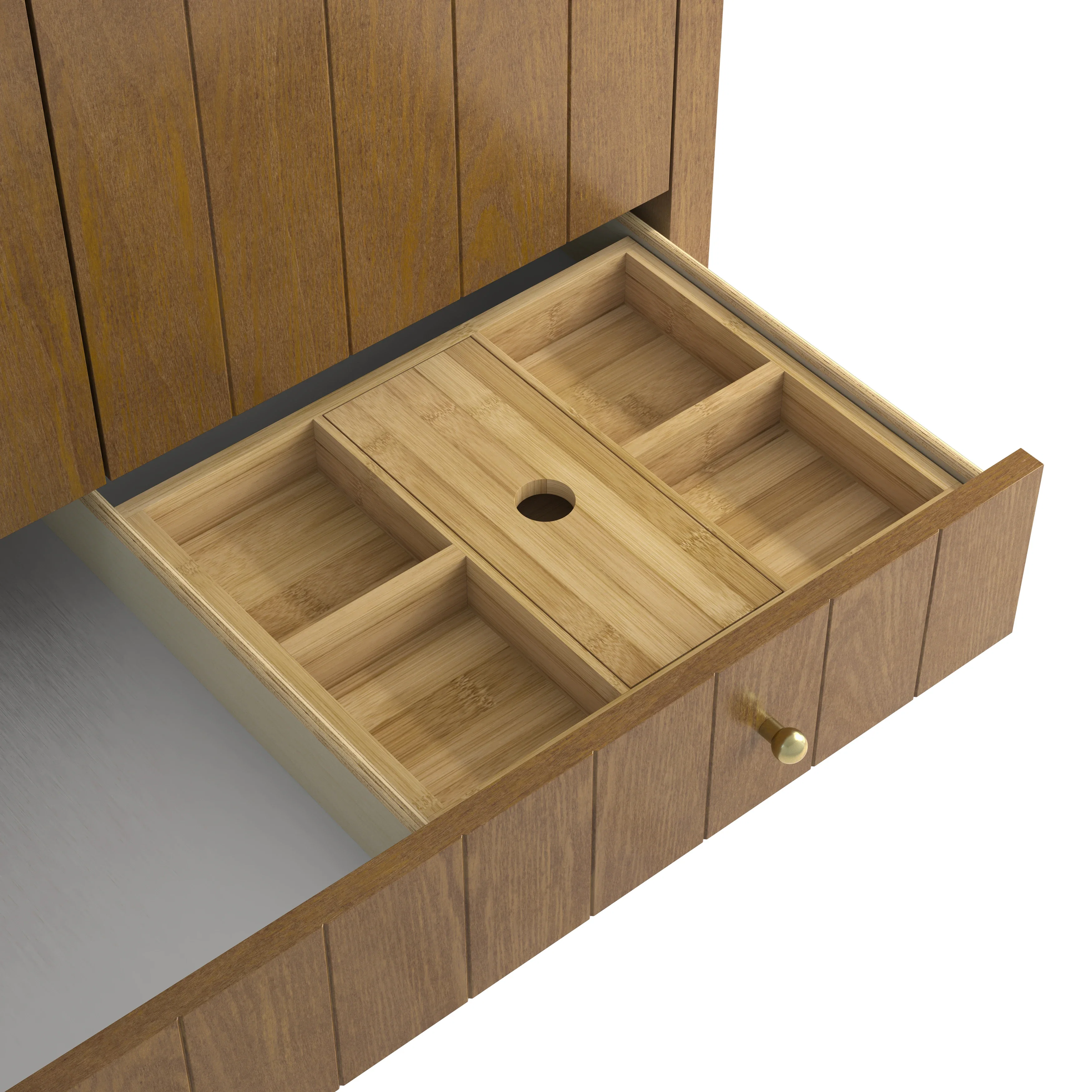 Hudson 36" Single Vanity, Honey Oak w/ 3 CM Lime Delight Silestone Top