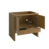 Hudson 36" Single Vanity, Honey Oak w/ 3 CM Lime Delight Silestone Top