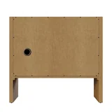 Hudson 36" Single Vanity, Light Natural Oak w/ 3 CM Parisien Bleu Top
