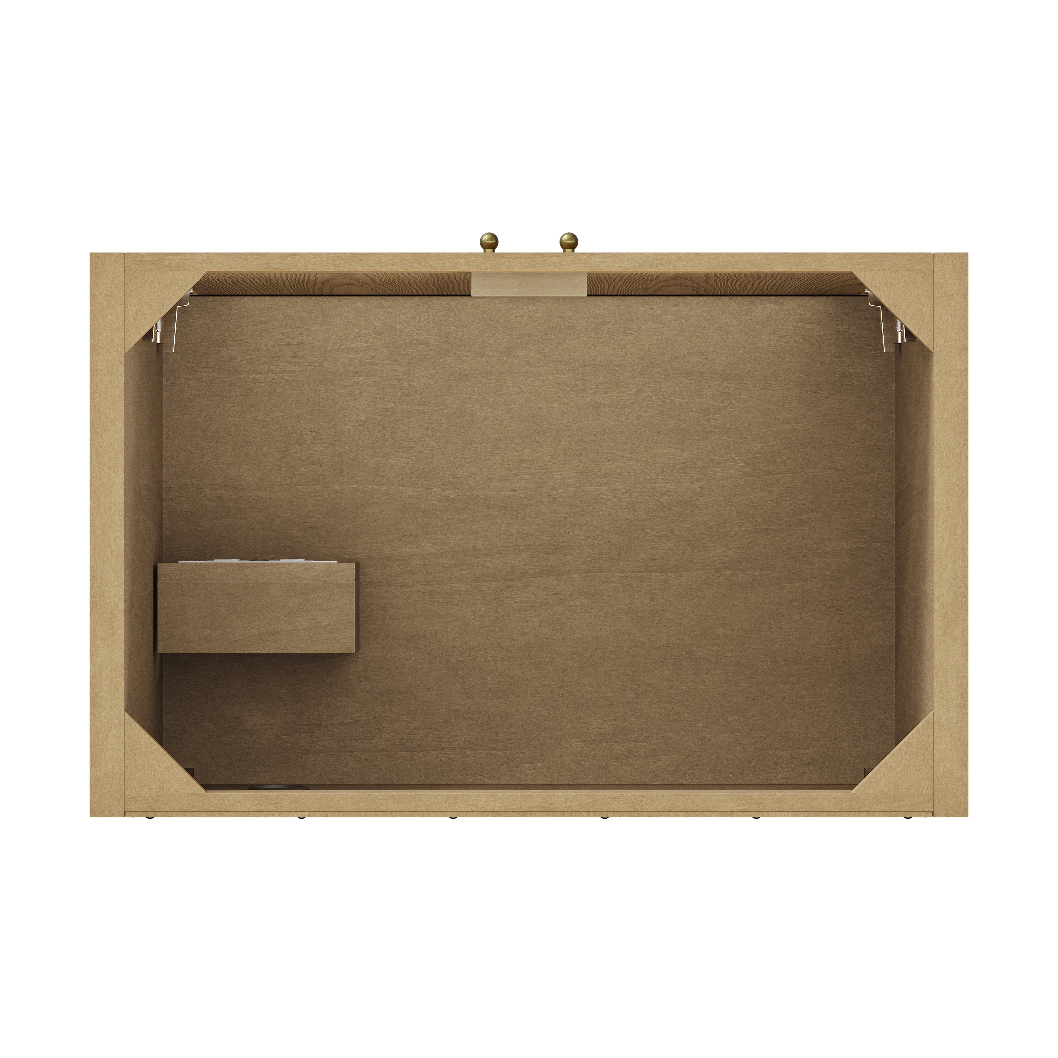 Hudson 36" Single Vanity, Light Natural Oak, w/ 3 CM Phantome Eclos Top