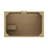 Hudson 36" Single Vanity, Light Natural Oak, w/ 3 CM Phantome Eclos Top