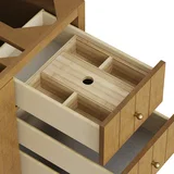 Hudson 48" Single Vanity, Honey Oak w/ 3 CM Phantome Eclos Top
