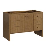 Hudson 48" Single Vanity, Honey Oak w/ 3 CM Phantome Eclos Top