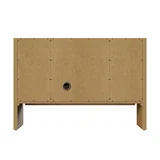 Hudson 48" Single Vanity, Light Natural Oak w/ 3 CM Parisien Bleu Top