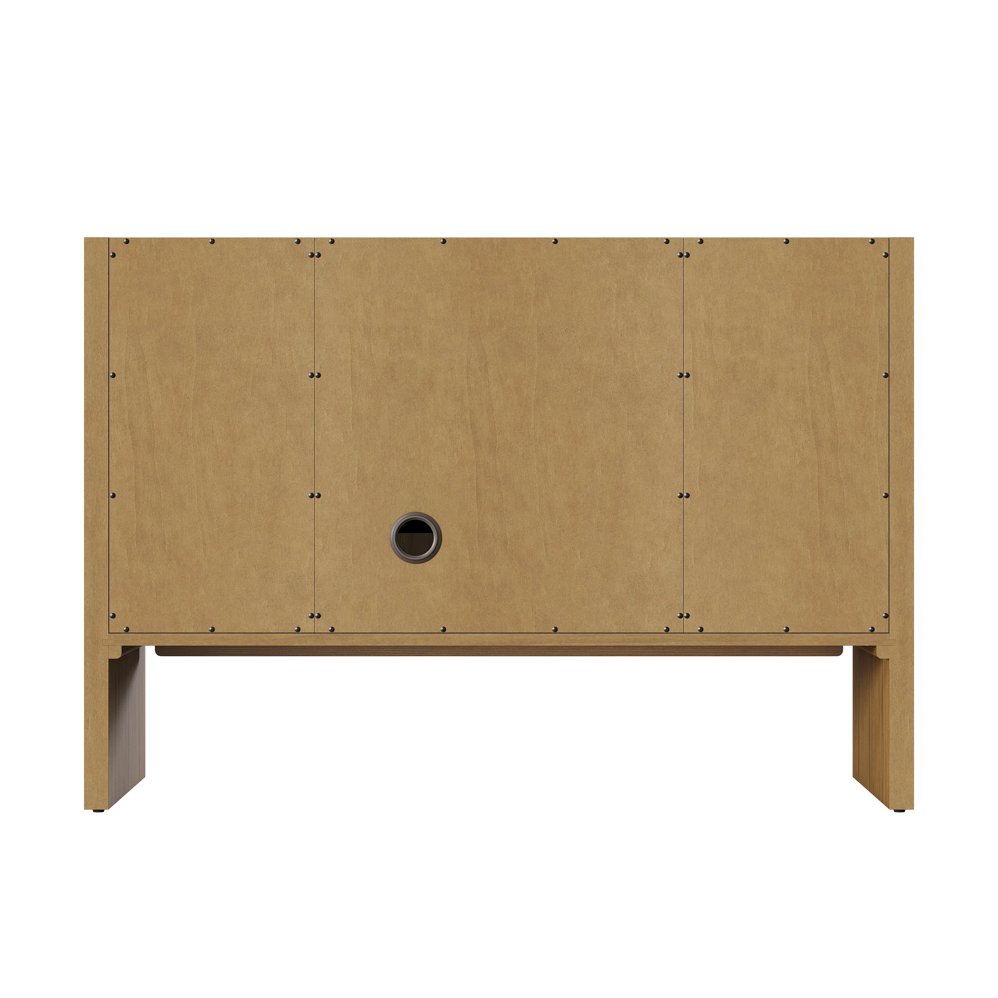 Hudson 48" Single Vanity, Light Natural Oak, w/ 3 CM Siberian Silestone Top w/FreePower Wireless Charger