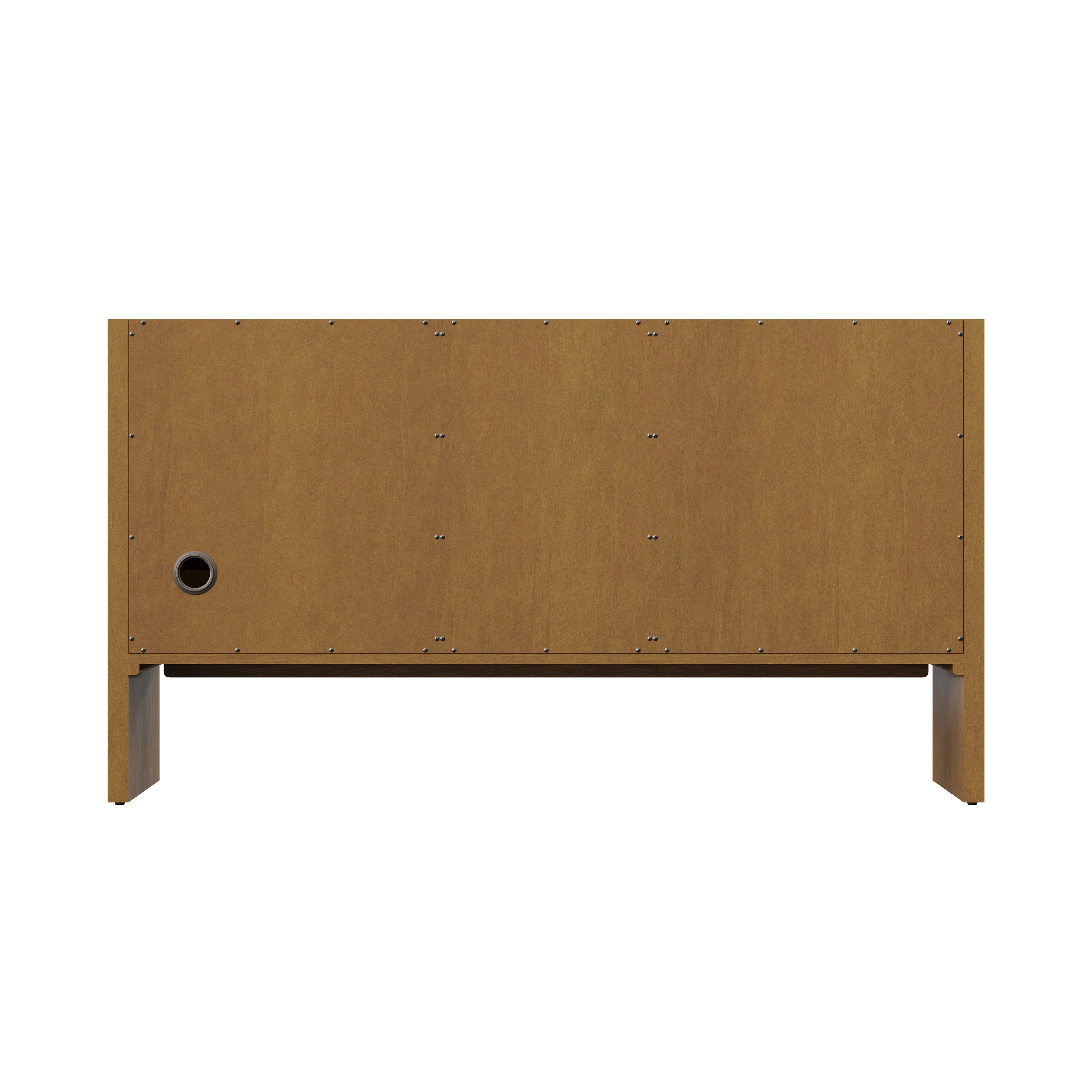 Hudson 60" Double Vanity, Honey Oak w/ 3 CM Eternal Jasmine Pearl Silestone Top w/FreePower Wireless Charger