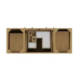 Hudson 60" Single Vanity Cabinet, Light Natural Oak