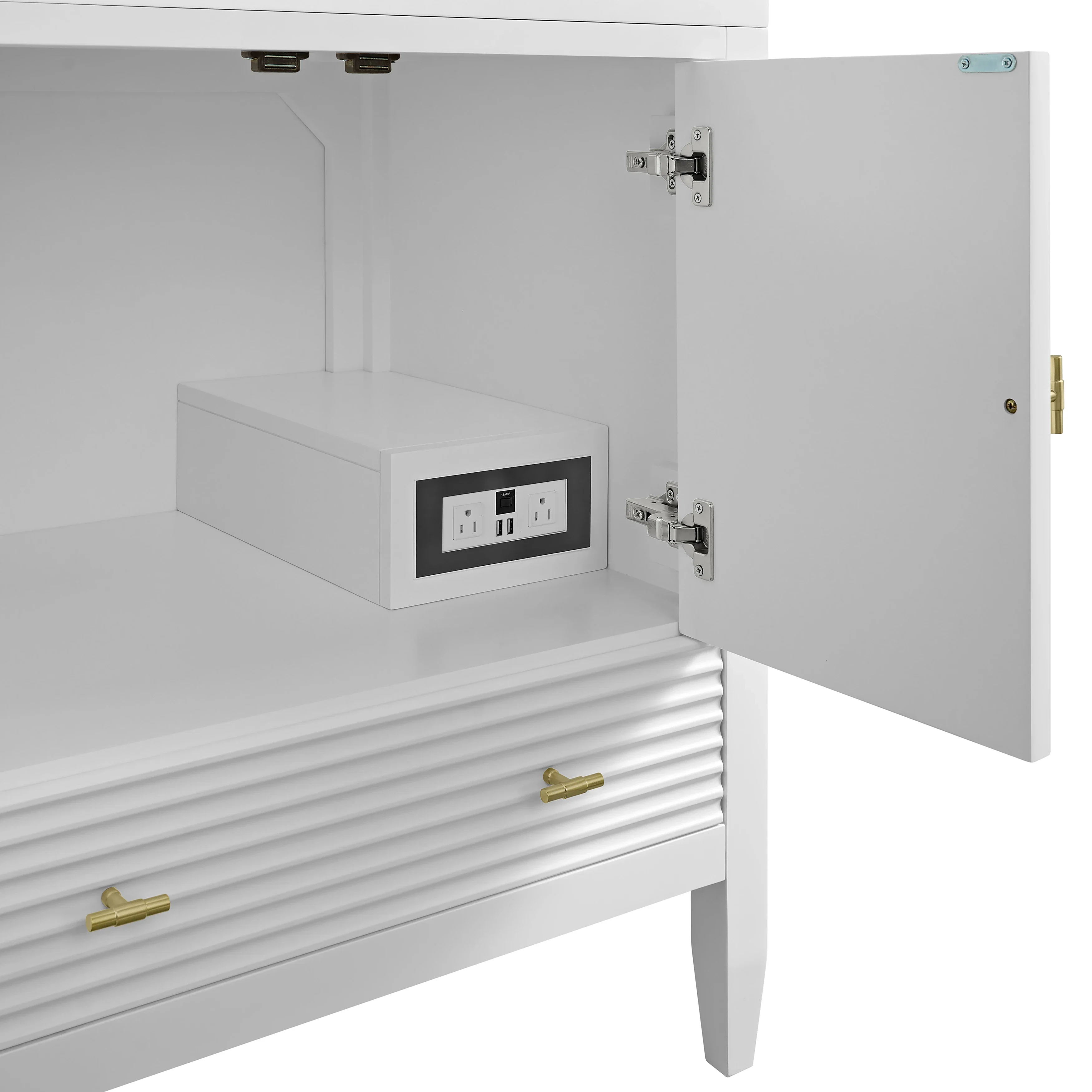 Myrrin 30" Single Vanity, Bright White w/ 3 CM Lime Delight Silestone Top