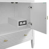 Myrrin 30" Single Vanity, Bright White w/ 3 CM Lime Delight Silestone Top