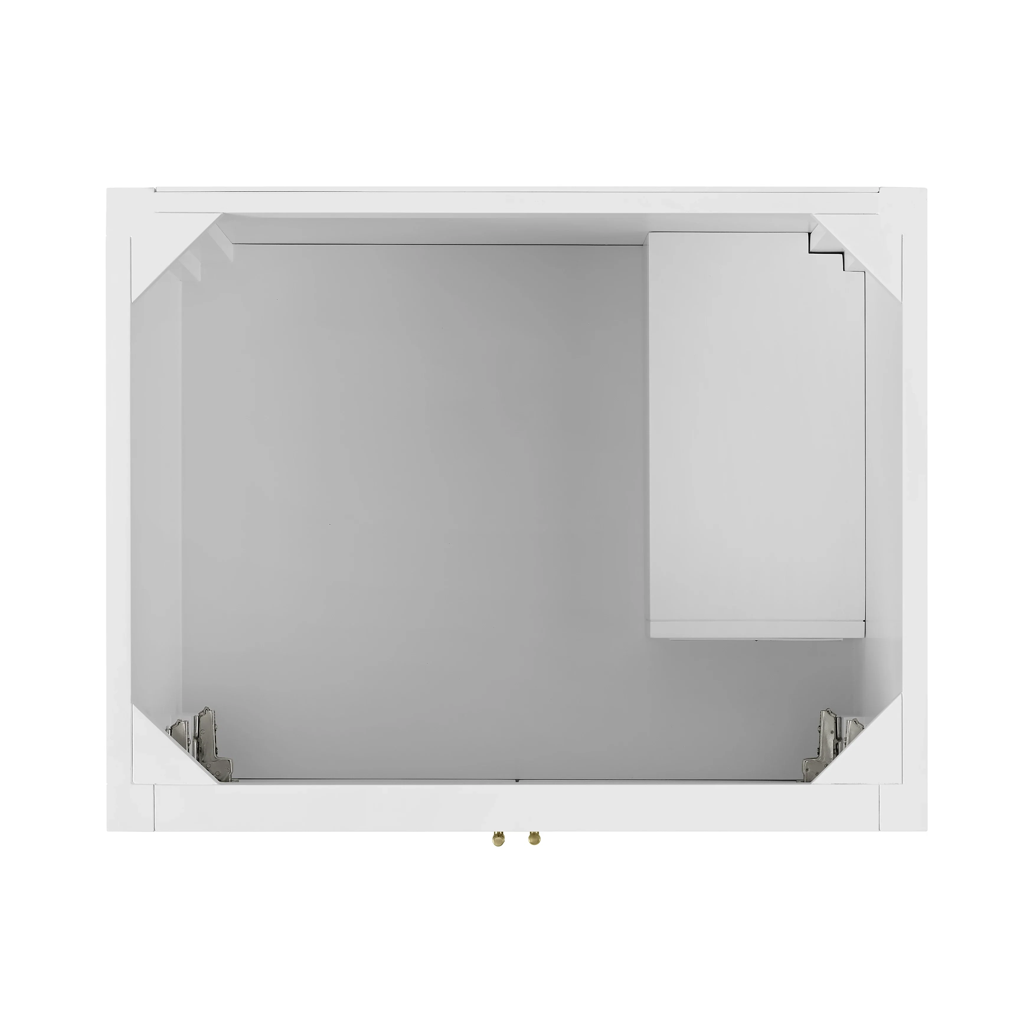 Myrrin 30" Single Vanity, Bright White w/ 3 CM Lime Delight Silestone Top