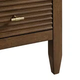 Myrrin 30" Single Vanity, Mid-Century Walnut w/ 3 CM Phantome Eclos Top