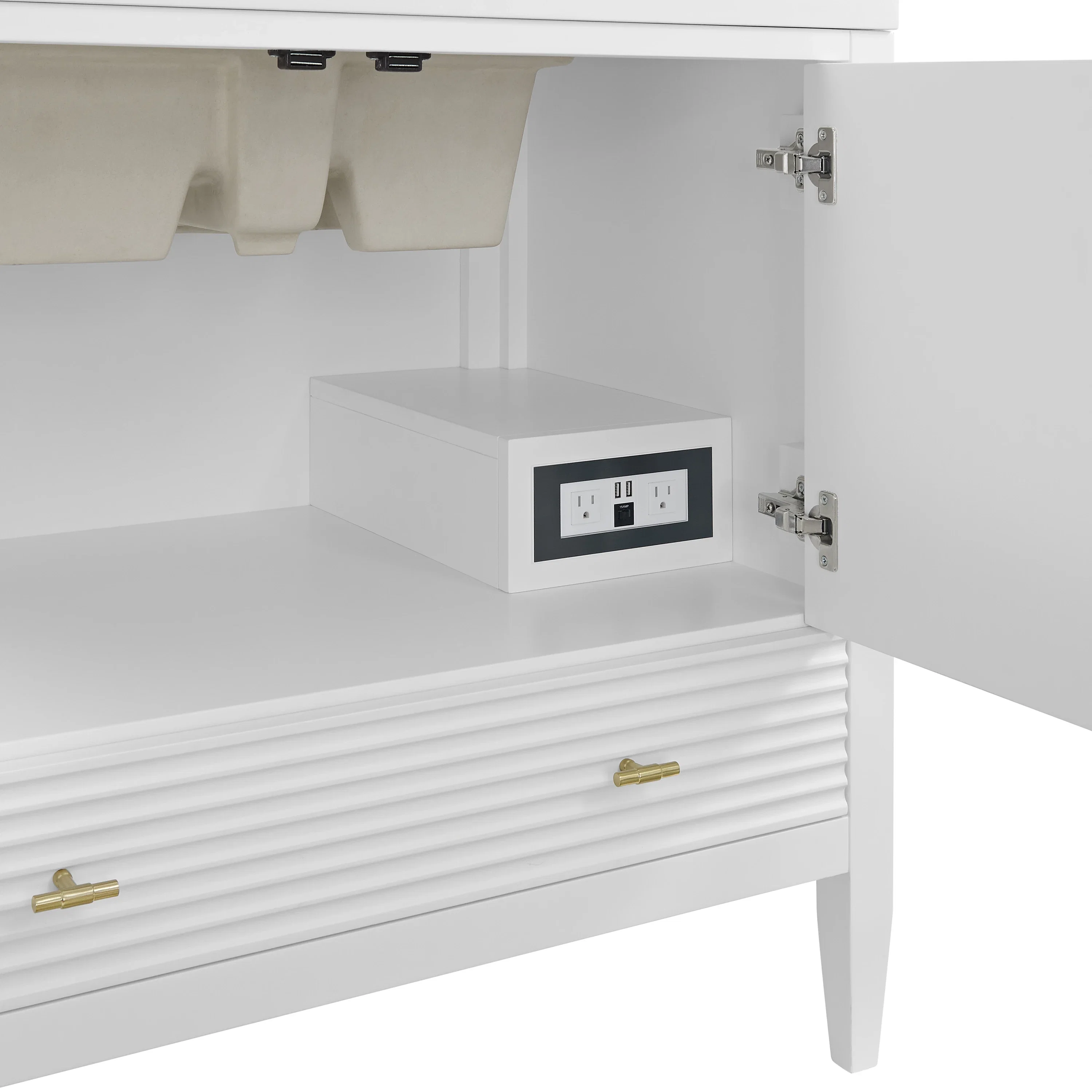 Myrrin 36" Vanity, Bright White