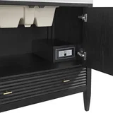 Myrrin 36" Vanity, Carbon Oak w/ 3 CM Lime Delight Silestone Top