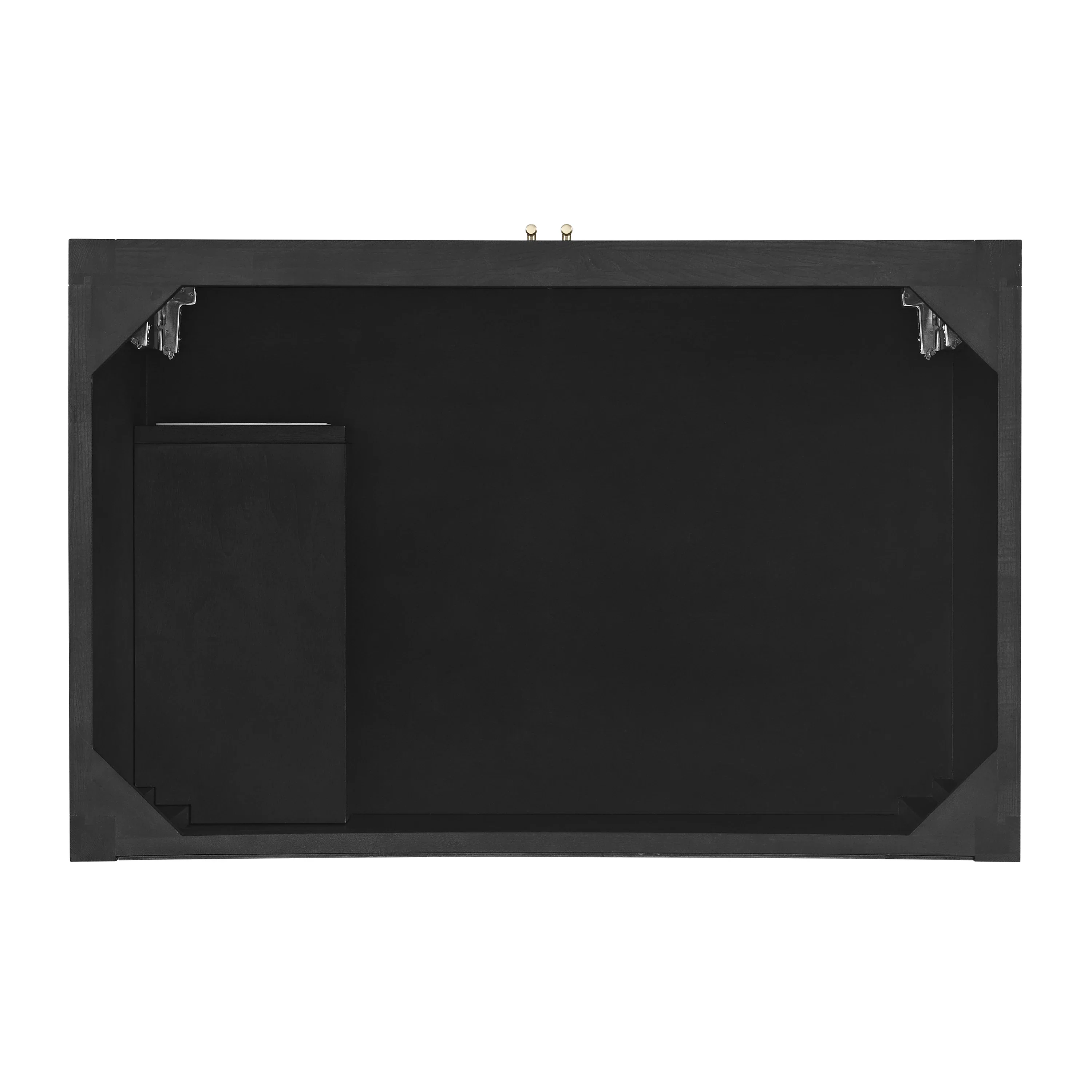 Myrrin 36" Vanity, Carbon Oak w/ 3 CM White Zeus Silestone Top