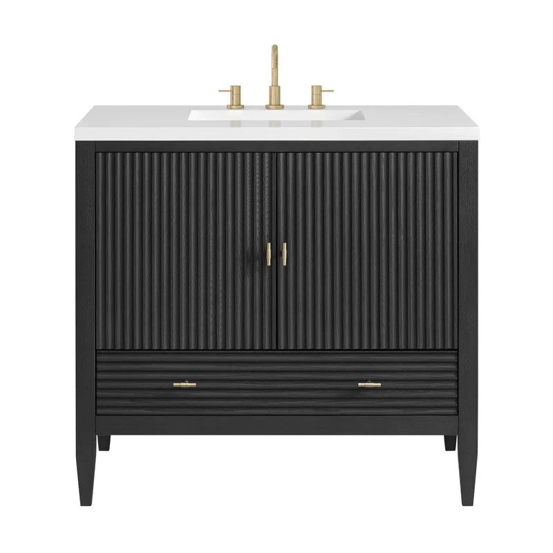 Myrrin 36" Vanity, Carbon Oak