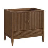 Myrrin 36" Vanity, Mid Century Walnut, w/ 3 CM Tajnar Eclos Top