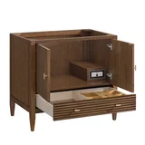 Myrrin 36" Vanity, Mid Century Walnut