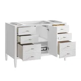 Myrrin 48" Single Vanity, Bright White, w/ 3 CM Phantome Eclos Top